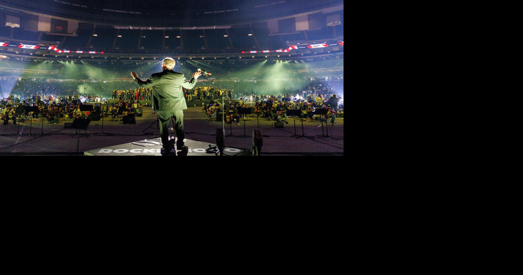 Rockin'1000 rocked New Orleans' Superdome with a thousand musicians and Harry Connick Jr.
