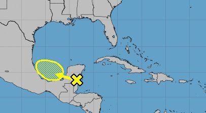 campeche bay move low into nola forecast broad pressure weekend area during