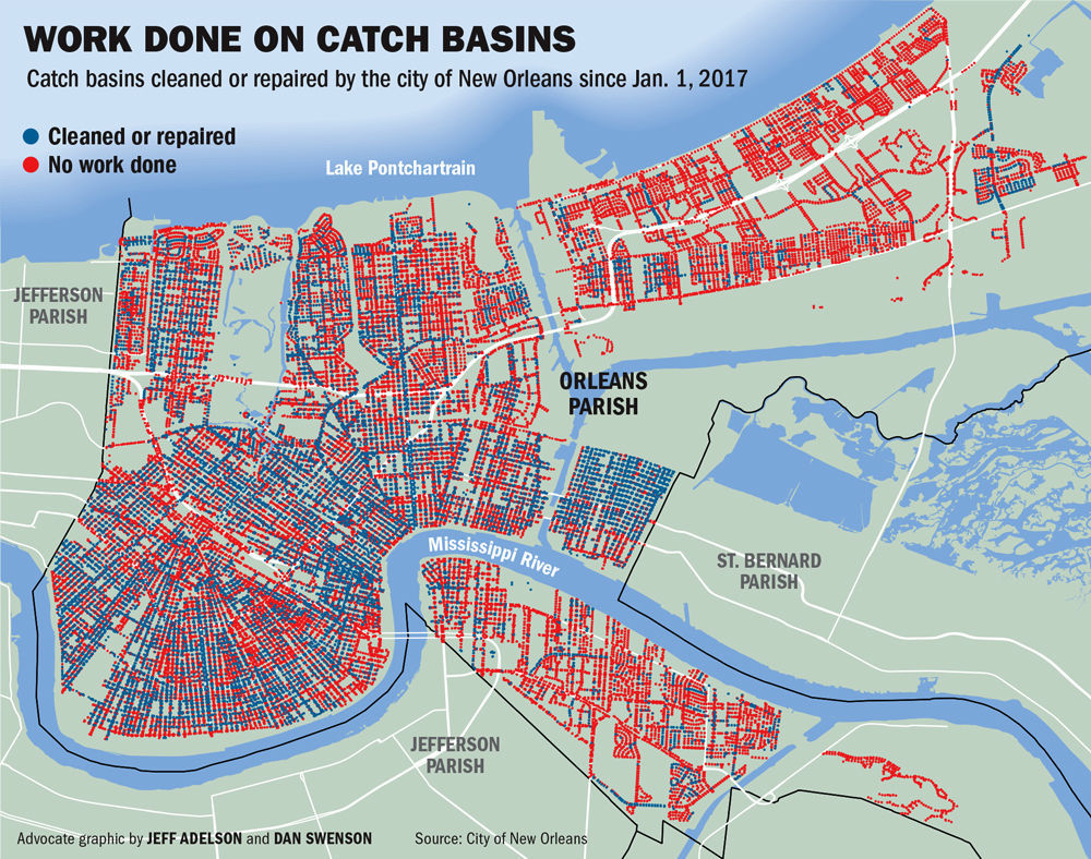 Massive clean-up of New Orleans catch basins widespread, but some hard ...