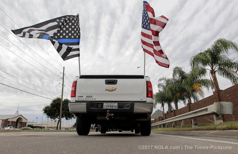 Fallen Westwego officer Michael Louviere's funeral service is today