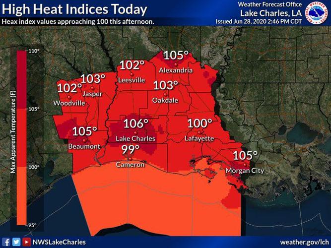 New Orleans could feel like 105 degrees Monday afternoon: See full ...