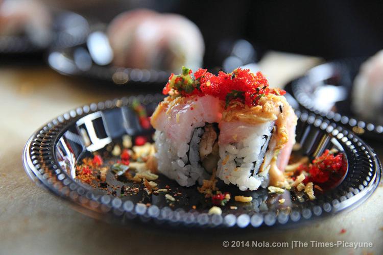 At first New Orleans Sushi Fest, loud Louisiana rouses a quiet food