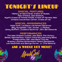 Mardi Gras For All Y'all Friday Lineup
