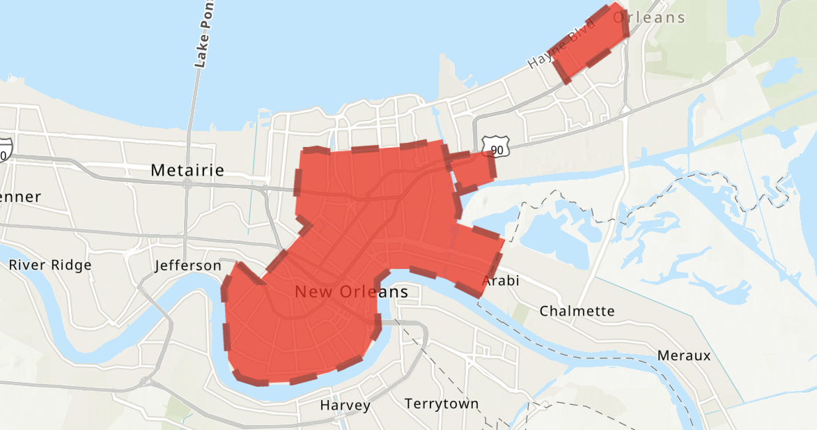 Most of New Orleans east bank under boil water advisory after extensive water main break