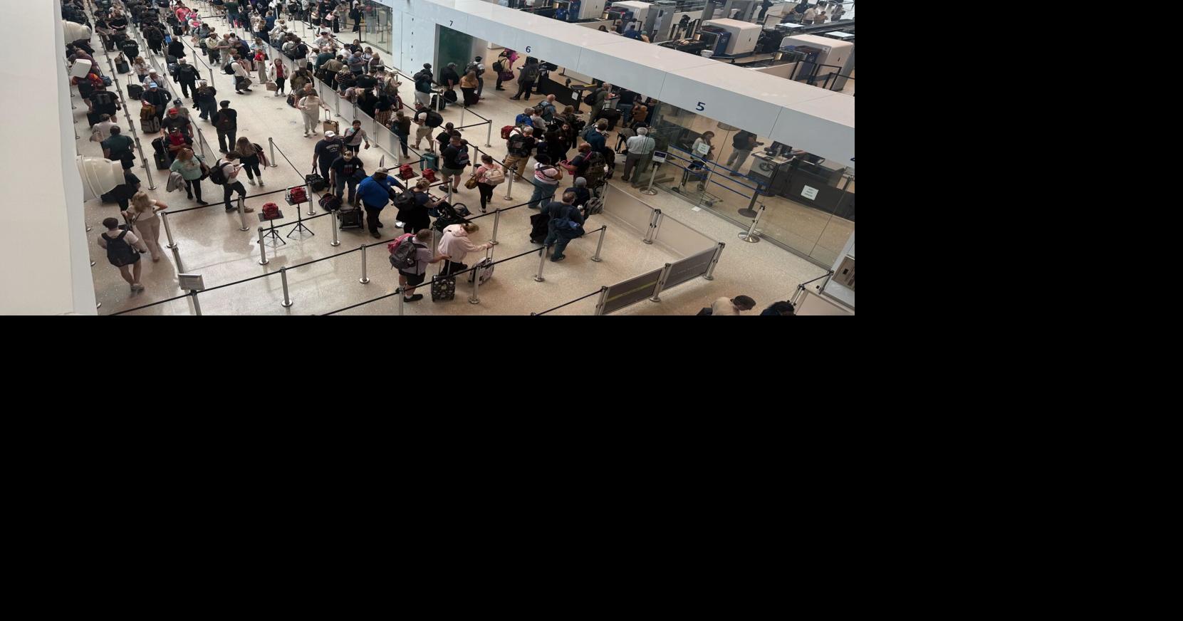 A third of New Orleans TSA agents call out sick as MSY grapples with long wait times