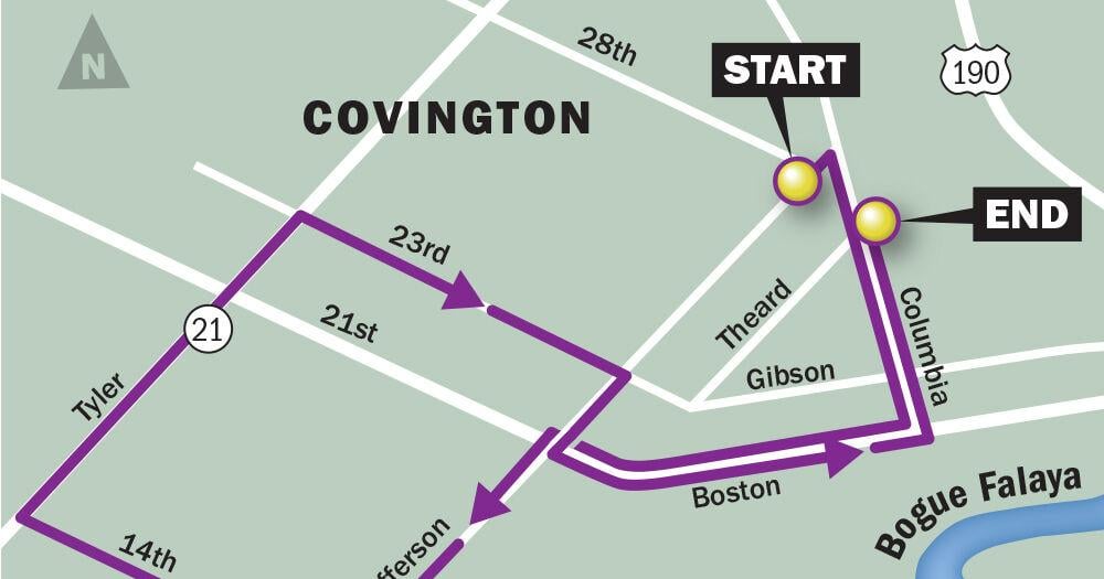 030122 Carnival in Covington parade route map