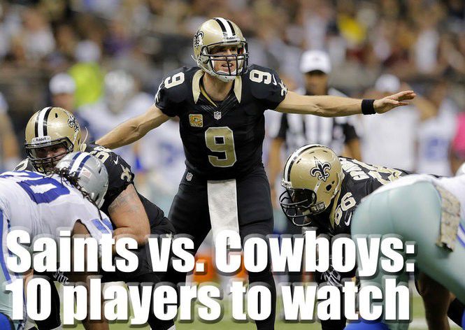watch saints cowboys