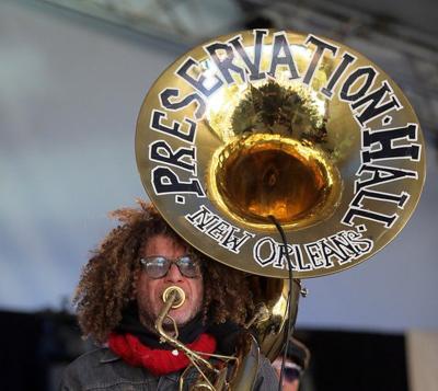 Missing: Preservation Hall's iconic tuba