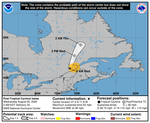Tropical Storm Isaias kills at least 6 along East Coast: See photos of ...