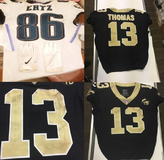 Saints robbed, literally? Game-worn 