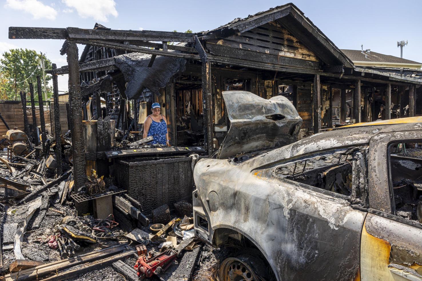 Photos Three houses destroyed in overnight Harahan fire Photos