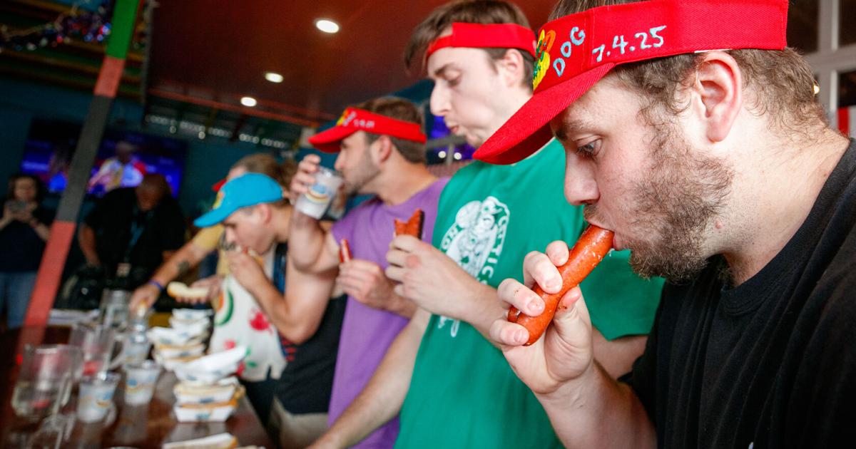 Hot Dog eating contest benefits non-profit