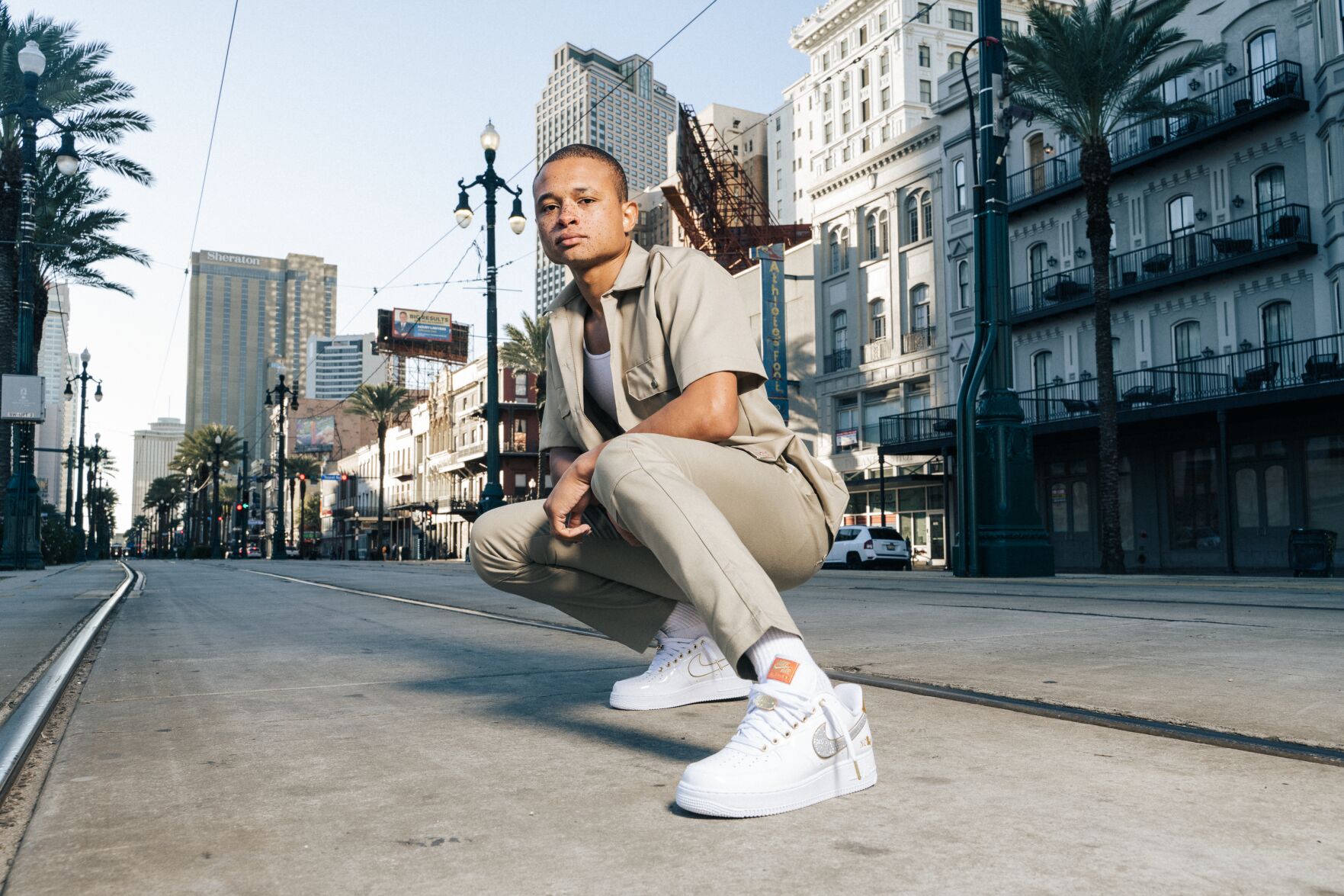New Nike Air Force 1 sneaker celebrating New Orleans' rap scene