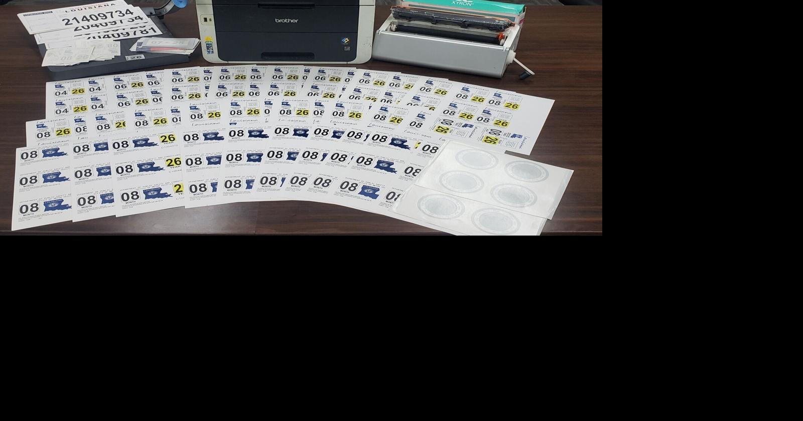 More than 200 fake LA, TX tags seized near New Orleans | Crime/Police ...