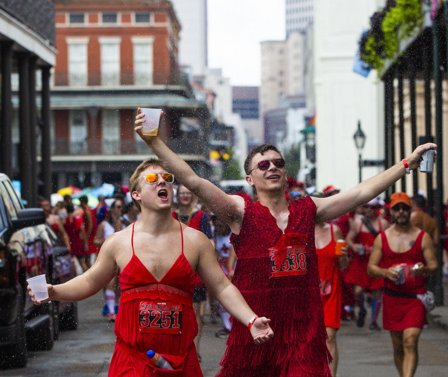 Red Dress in New Orleans