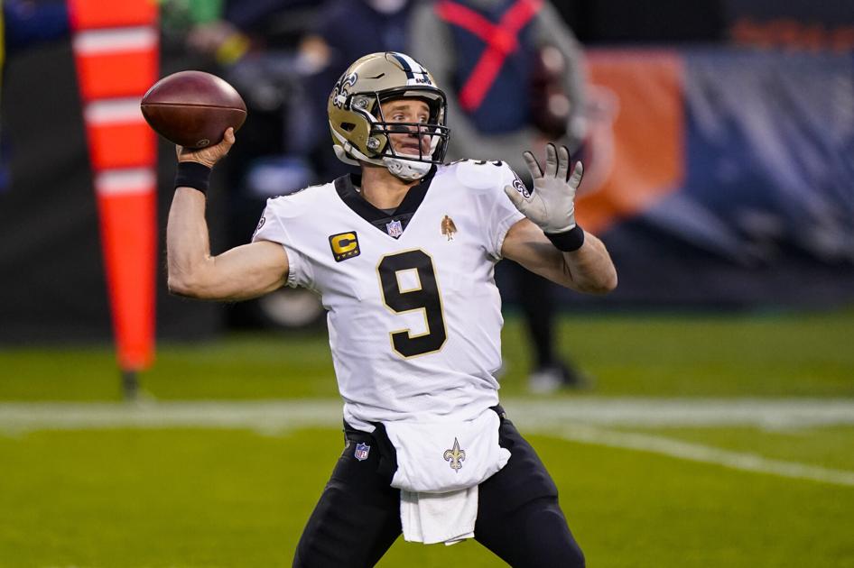Saints QB Drew Brees limited again with right shoulder ...
