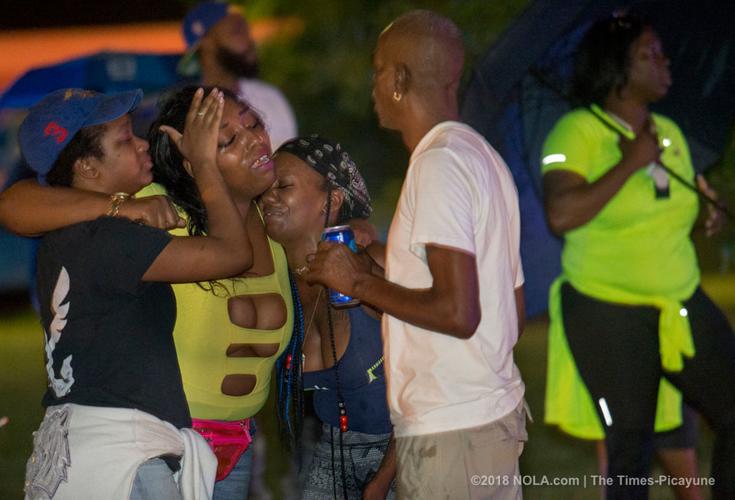 Man, trailed by shooters, ran into crowd Saturday on South Claiborne