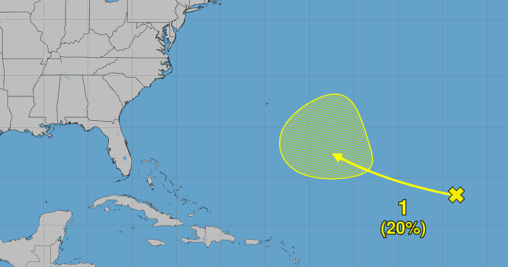 Hurricane forecasters track Atlantic low-pressure system that could be slow to develop