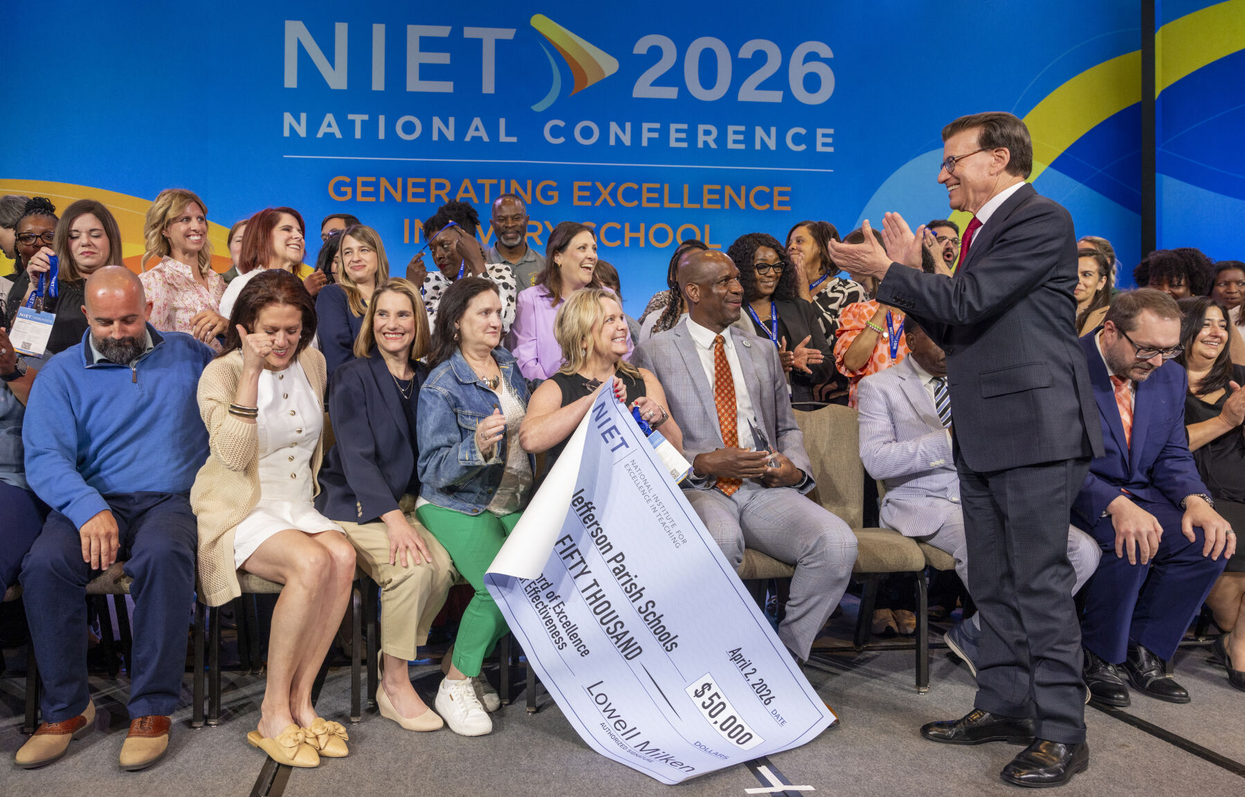 Jefferson Schools wins national award for teacher excellence