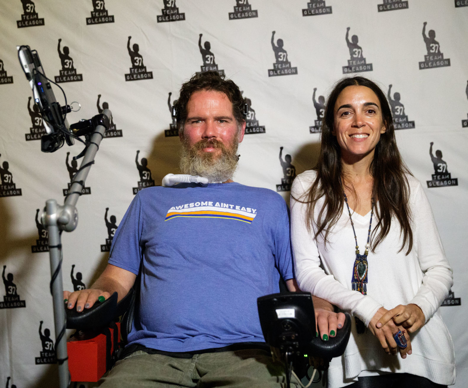 She s almost here Steve Gleason says wife Michel will give birth