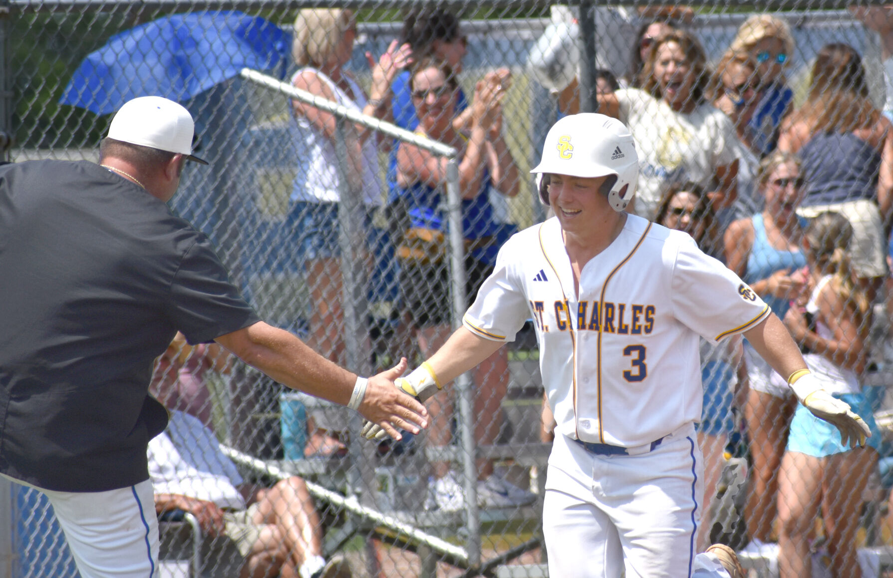 A senior belted a grand slam to send St. Charles back to Sulphur in style