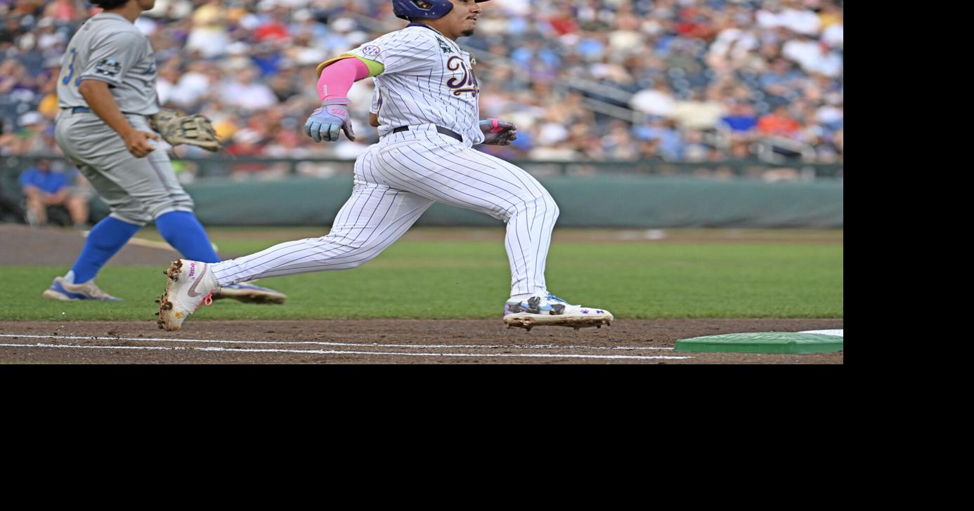 LSU baseball picks up where it left off, earning massive win over UCLA on Tuesday at CWS