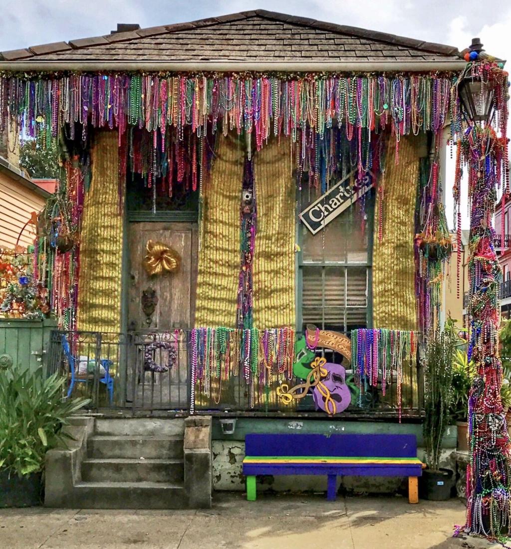 French Quarter Mardi Gras Decorations #1 by Mountain Dreams