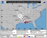 Tropical Storm Gordon Edges Closer To Gulf Coast Archive Nola Com