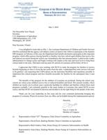 U.S. Rep. Troy Carter's letter to USDA Secretary Tom Vilsack