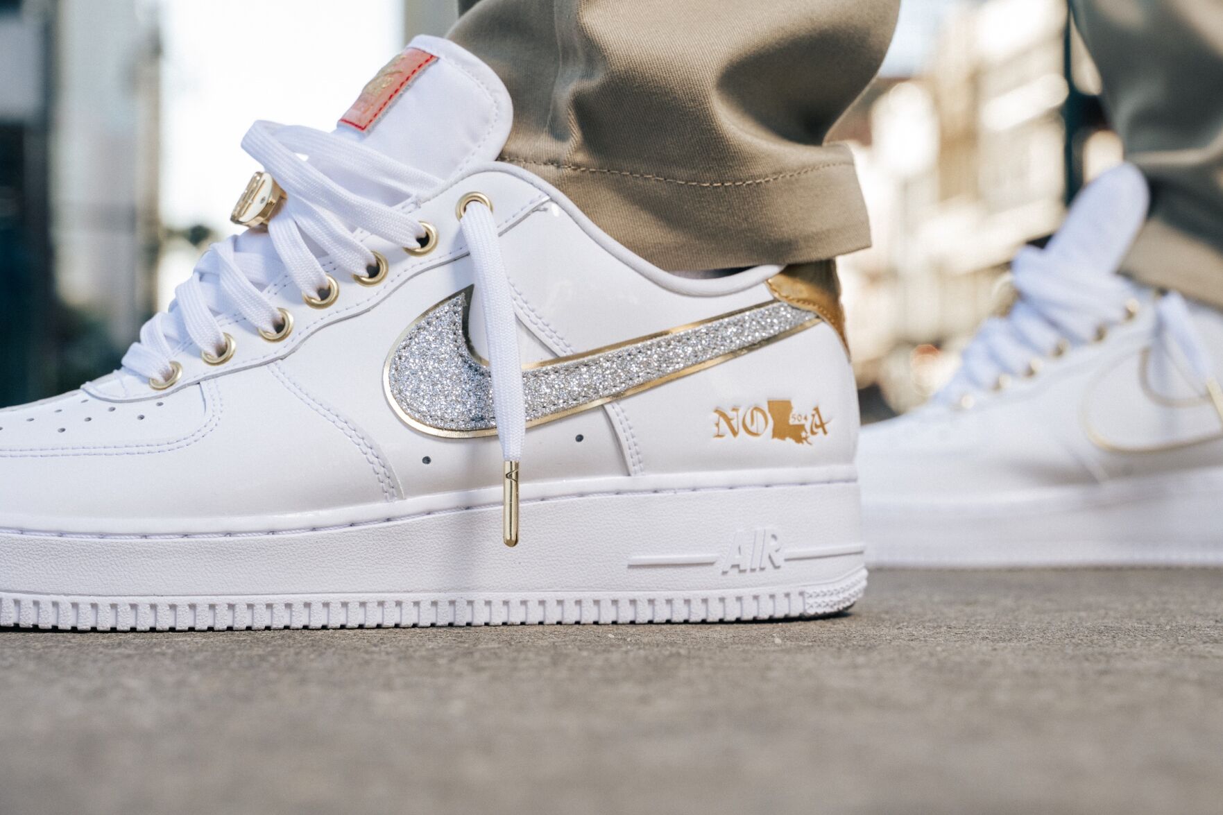 New Nike Air Force 1 sneaker celebrating New Orleans rap scene