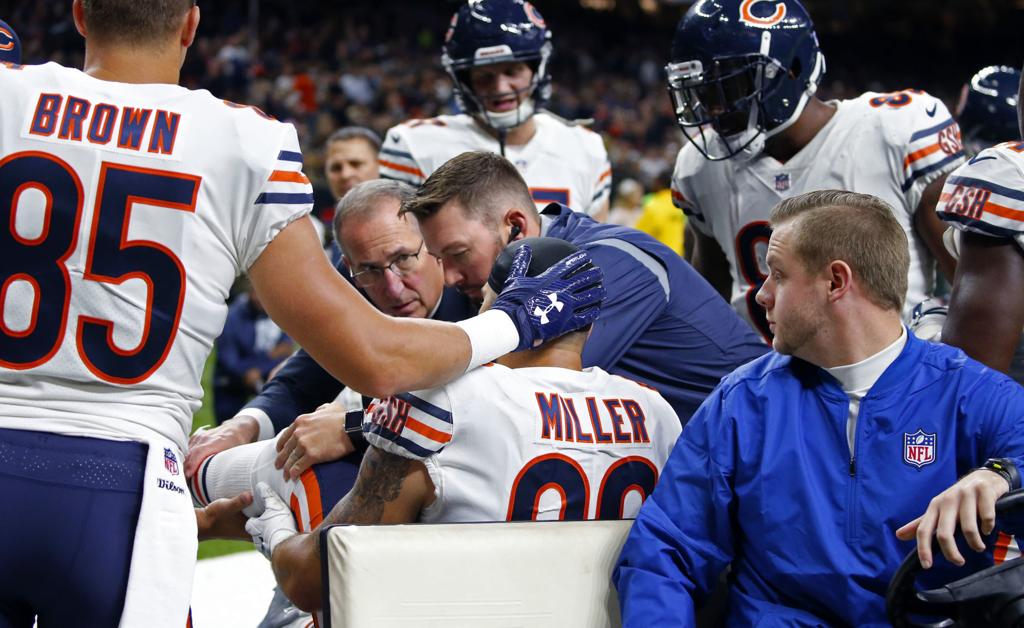 Report: Chicago Bears player rips 'disrespectful' replay of teammate's  gruesome injury during Saints game, Saints