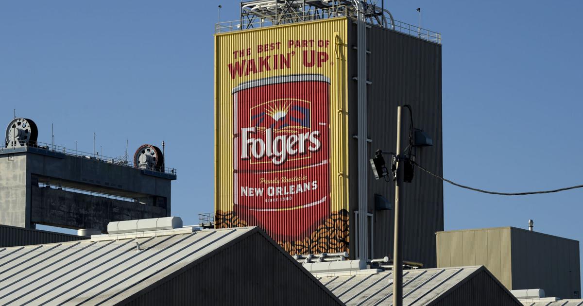 You smell Folgers coffee while crossing the High Rise. Here's how it came to New Orleans.