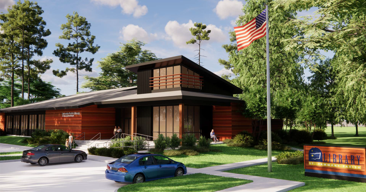 Patrons get look at early plans for new Lacombe branch