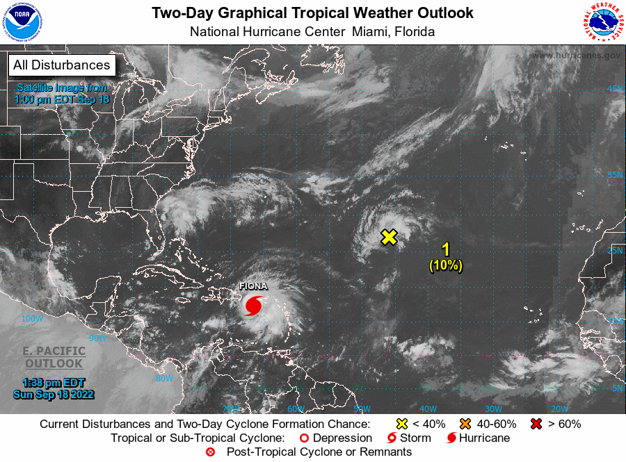 Hurricane Fiona, Now A Category 1 Storm, Heads Toward Puerto Rico: See ...