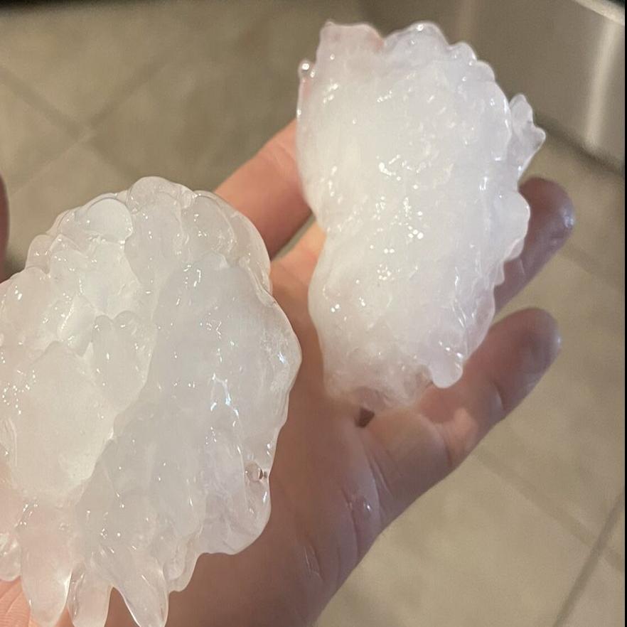 Orange Beach Hail Storm Damage Vehicles Pummeled And Windshields Smashed Weather Nola Com