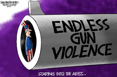 Walt Handelsman: Endless Gun Violence