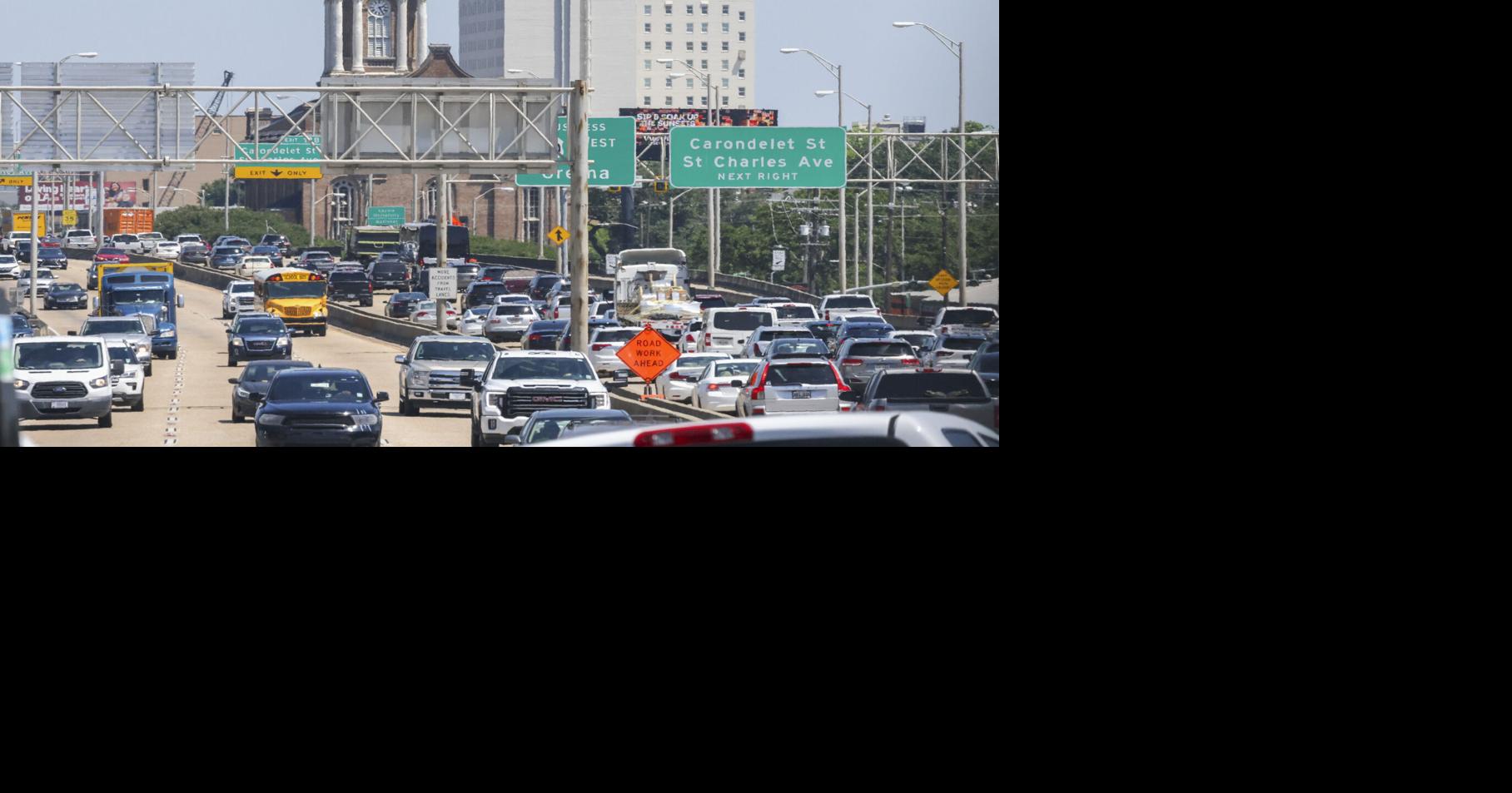 New Orleans Crescent City Connection lighting project begins; get ready for some traffic issues
