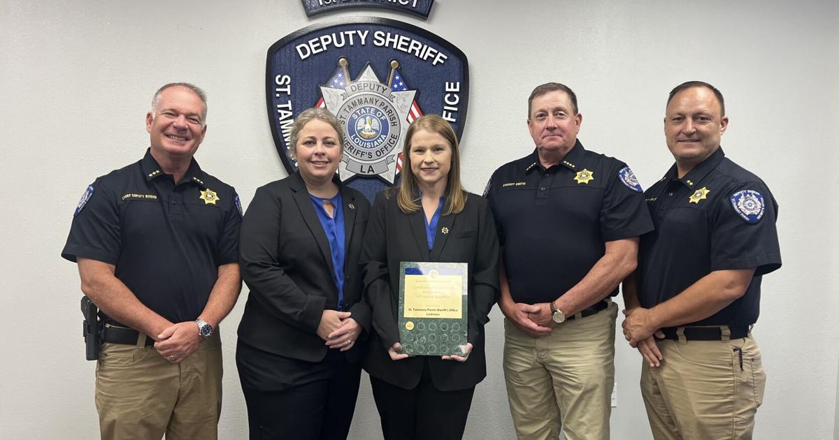 Tammany Sheriff’s Office honored for financial reporting | One Tammany Tammany Sheriff’s Office honored for financial reporting | One Tammany