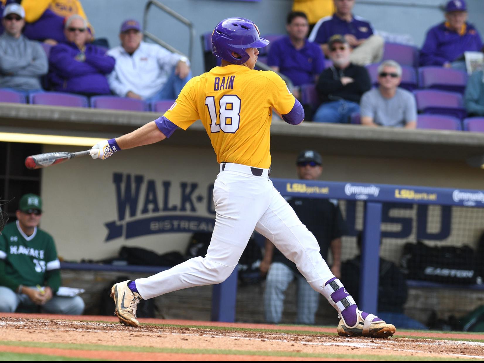 LSU baseball notes: Austin Bain adjusts quickly to new role at first base