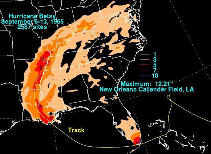 54 years later, Hurricane Betsy has been promoted to a Category 4 storm