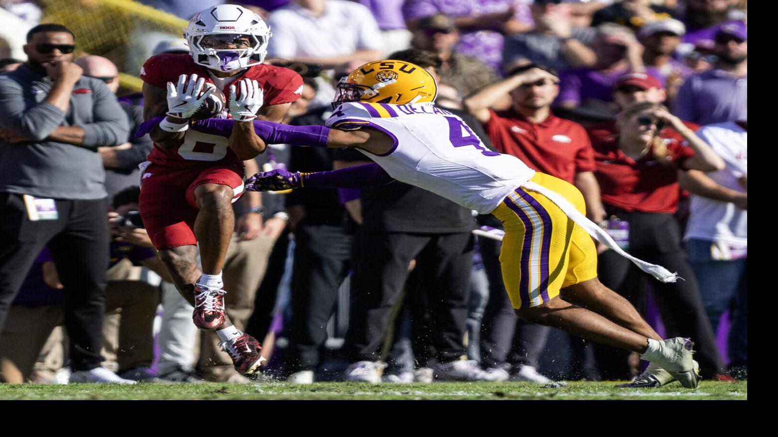 LSU’s Mansoor Delane has a core muscle injury. Here’s how it’s affecting the star CB.