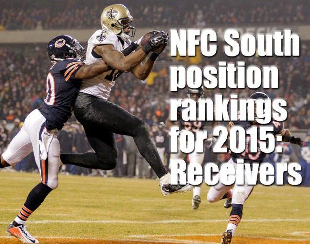 Ranking the 2015 New Orleans Saints in the NFC South Receivers