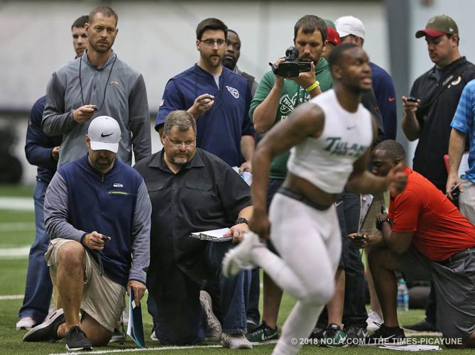 Parry Nickerson, Ade Aruna draw big NFL crowd to Tulane's pro day