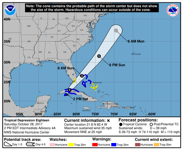 Tropical Storm Philippe forms near Cuba | Weather | nola.com