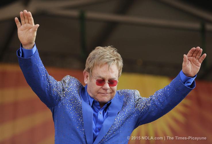 Elton John dazzled an enormous crowd at the 2015 New Orleans Jazz Fest Louisiana Festivals
