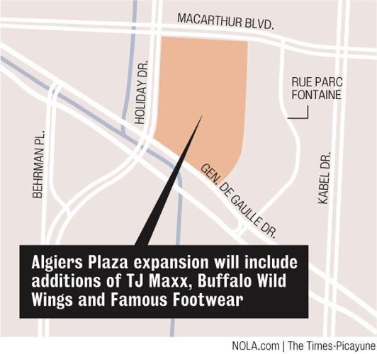 Algiers Plaza's latest expansion to include TJ Maxx, Buffalo Wild Wings, Famous Footwear