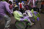 Pigeon Town Steppers' annual Easter second-line draws a lively crowd