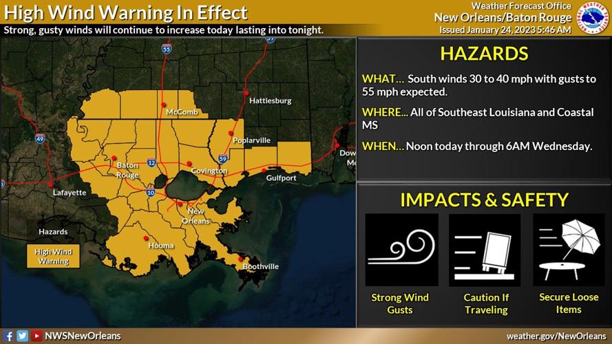 High winds, tornadoes, severe storms forecast in New Orleans | Weather ...