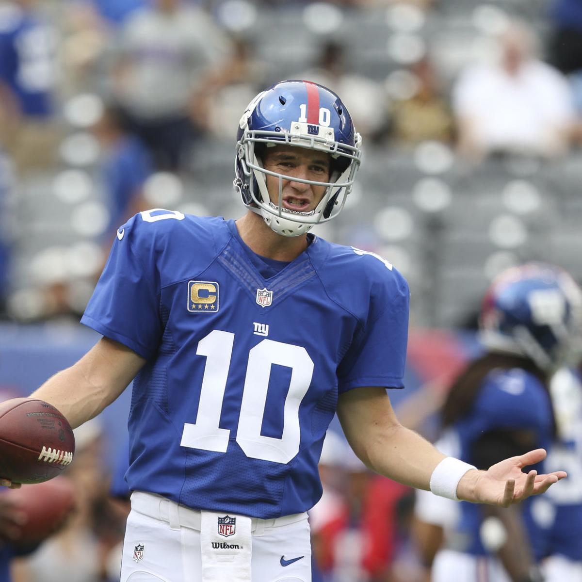New York Giants Bench Qb Eli Manning In Emotional Interview He