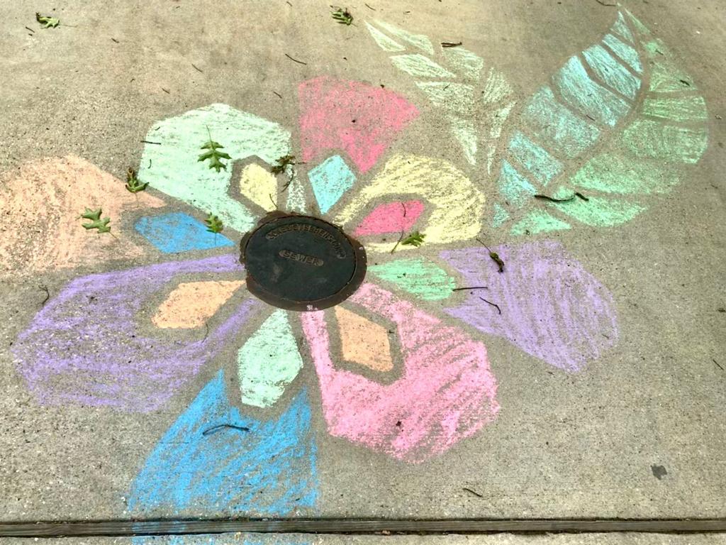 Chalk Drawings Capture The Coronavirus Mood For Cooped Up Kids And